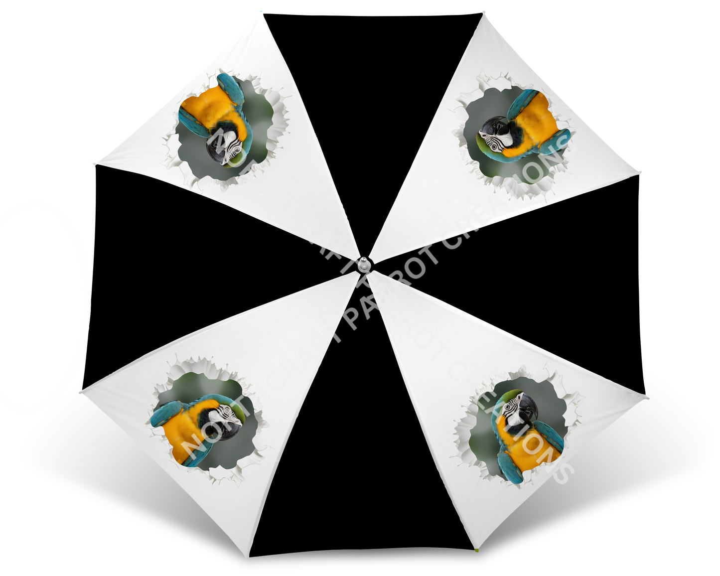 Blue and Gold Macaw Head Shot Golf Umbrella