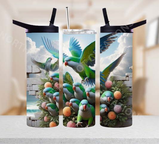 Quaker (Green) Breaking Through a Wall 20oz or 30oz Tumbler