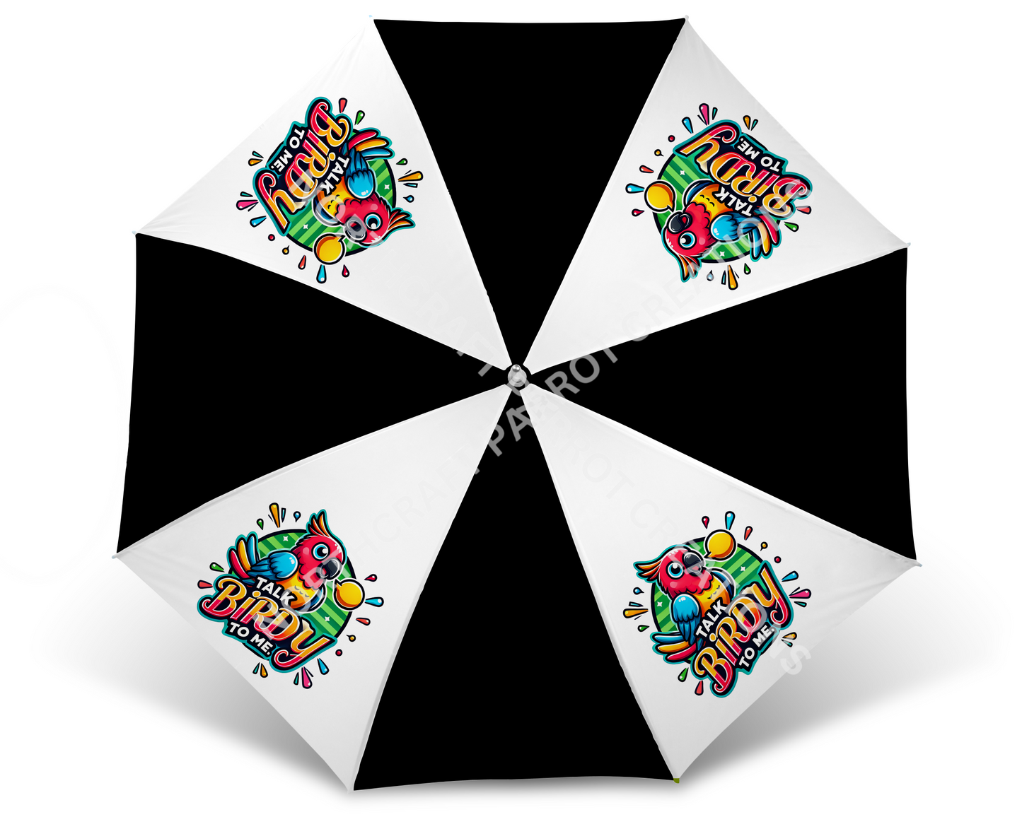 "Talk Birdy to Me" Parrot Golf Umbrella