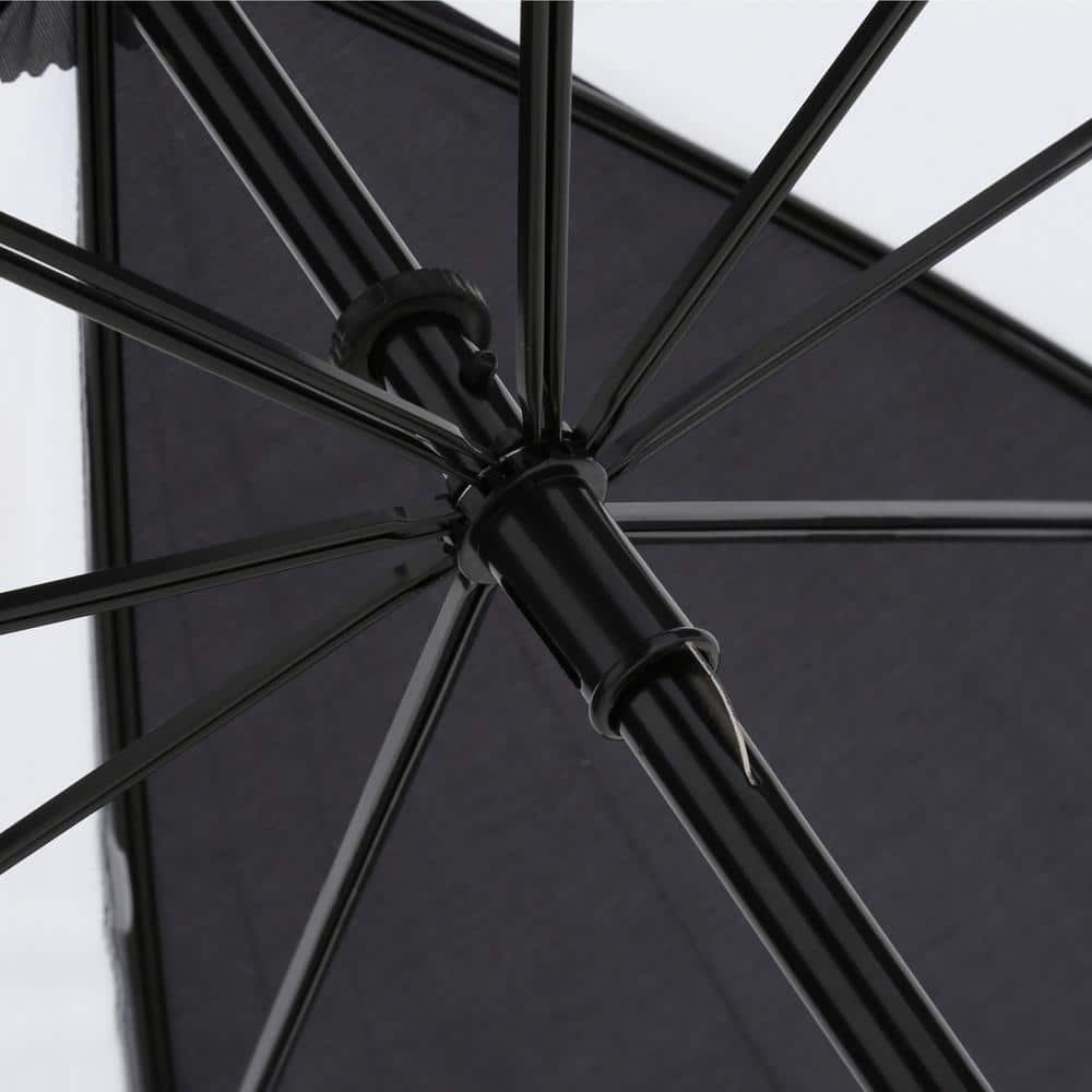 African Grey Wearing Rain Boots 60" Golf Umbrella