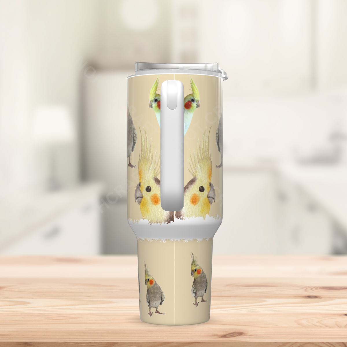 Cockatiel 'Tiel With It 40oz Stainless Steel Tumbler